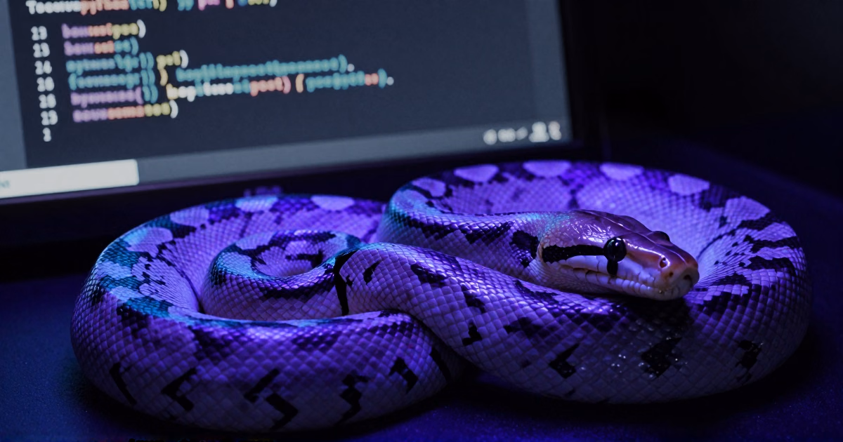 AI generated image of uv Python
